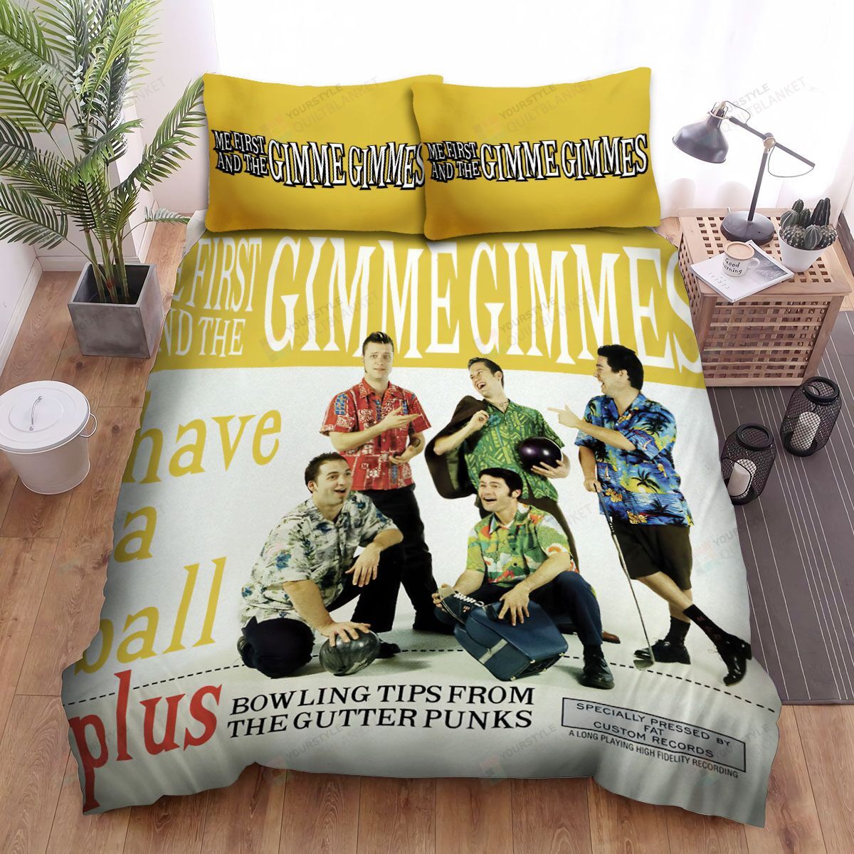 Me First And The Gimme Gimmes Band Have A Ball Plus Bed Sheets Spread Comforter Duvet Cover Bedding Sets