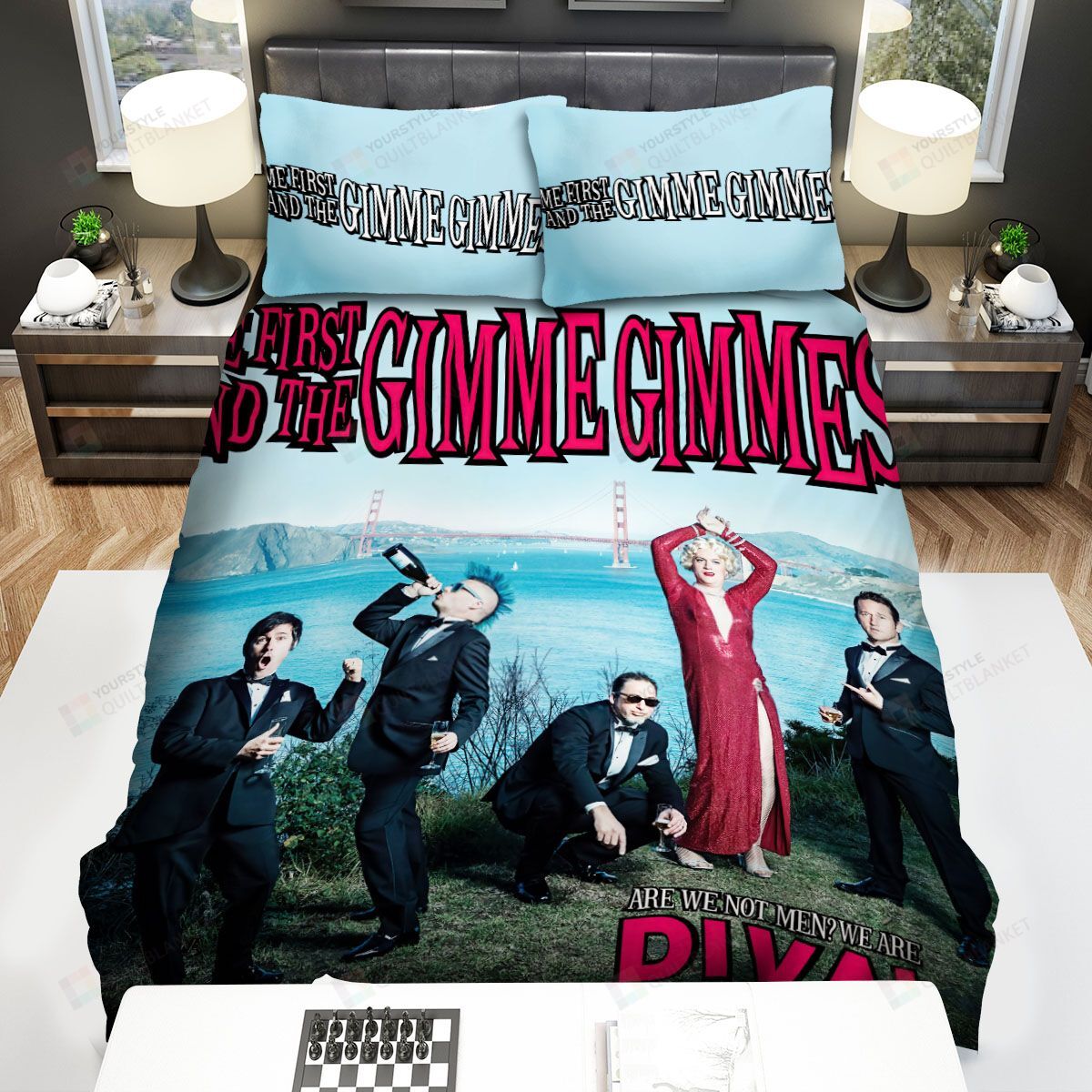 Me First And The Gimme Gimmes Band We Are Diva Bed Sheets Spread Comforter Duvet Cover Bedding Sets
