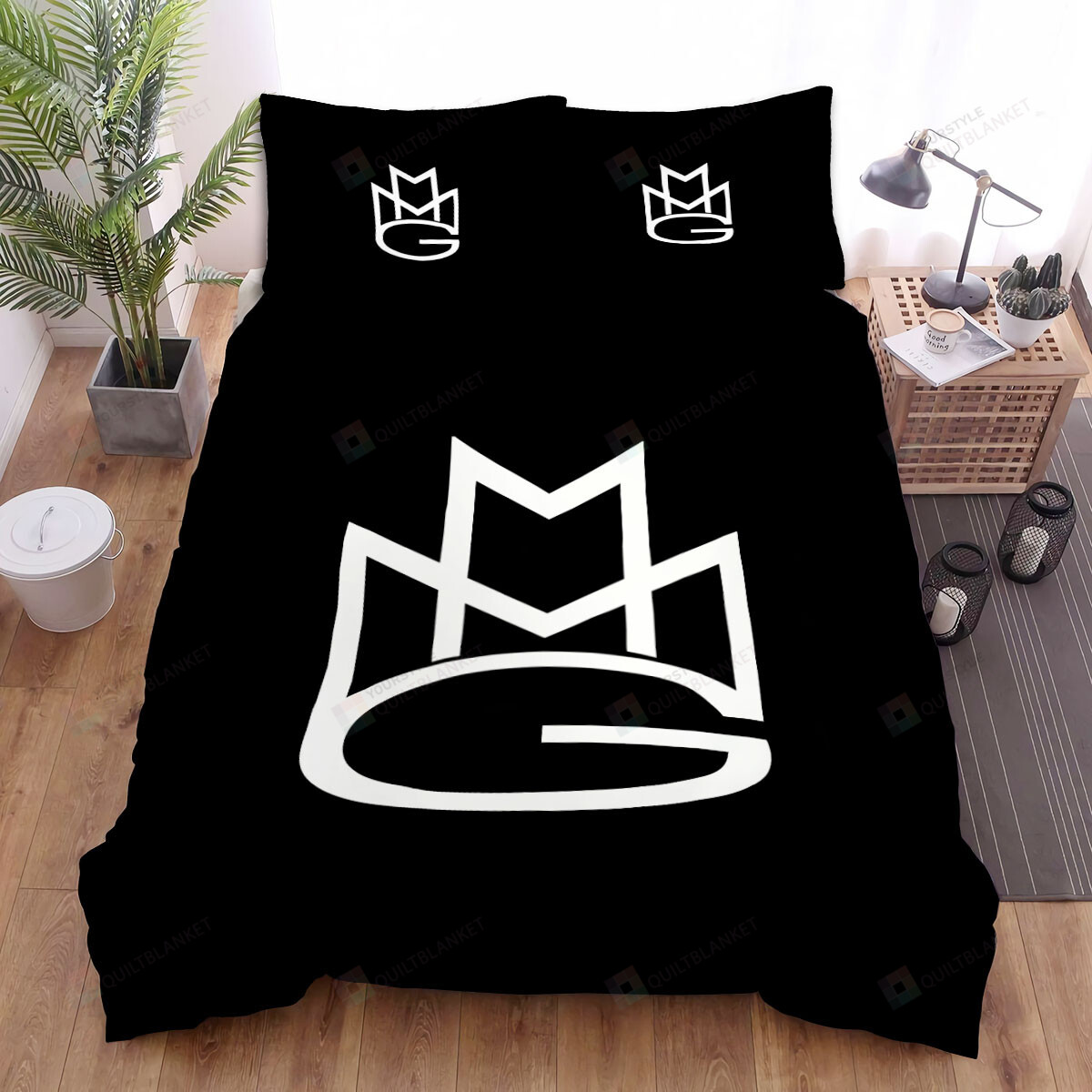 Meek Mill Logo Bed Sheets Spread Comforter Duvet Cover Bedding Sets