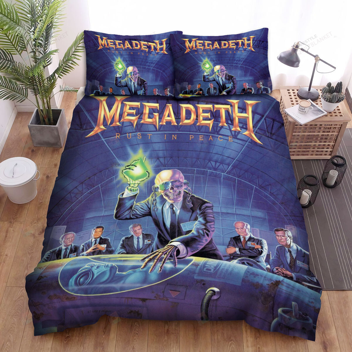 Megadeth Rust In Peace Cover Bed Sheets Spread Duvet Cover Bedding Sets