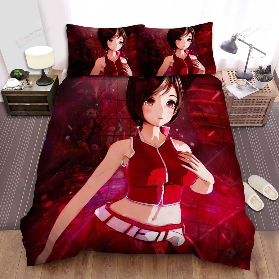 Meiko (Vocaloid) Red Bed Sheets Spread Comforter Duvet Cover Bedding Sets