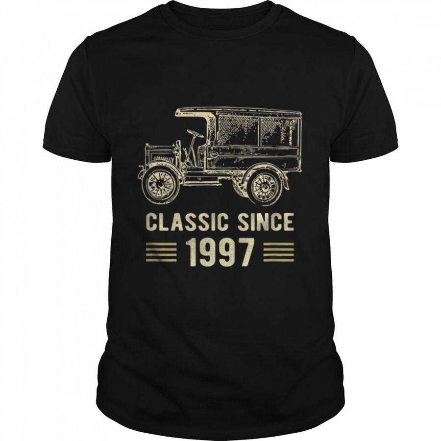 Mens Classic 1997 Vintage Car Truck 25 Year Old Birthday Shirt T Shirt B09K4GJ4ZB