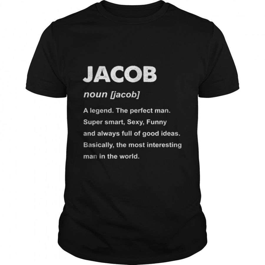 Mens Jacob Name T Shirt B08HJKPZ9X