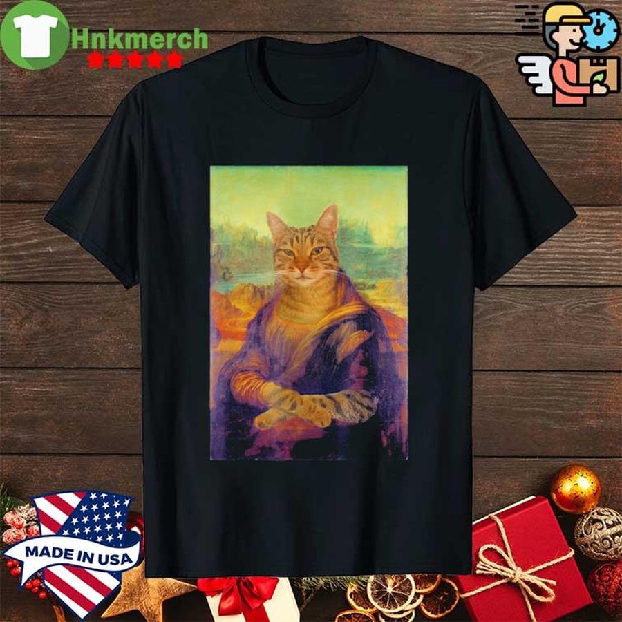 Meowing lisa funny cat shirt