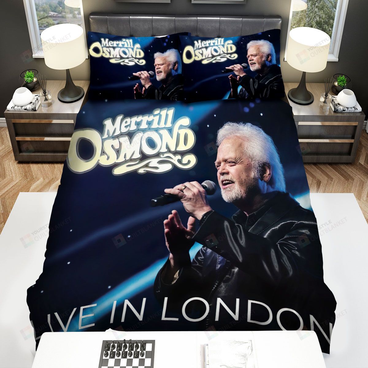 Merrill Osmond Band Live In London Bed Sheets Spread Comforter Duvet Cover Bedding Sets