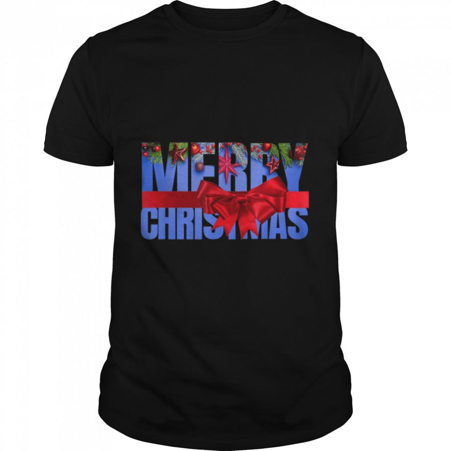 Merry Christmas Happy Holidays Greetings Pajama Shirt T Shirt B09JX1N1LP