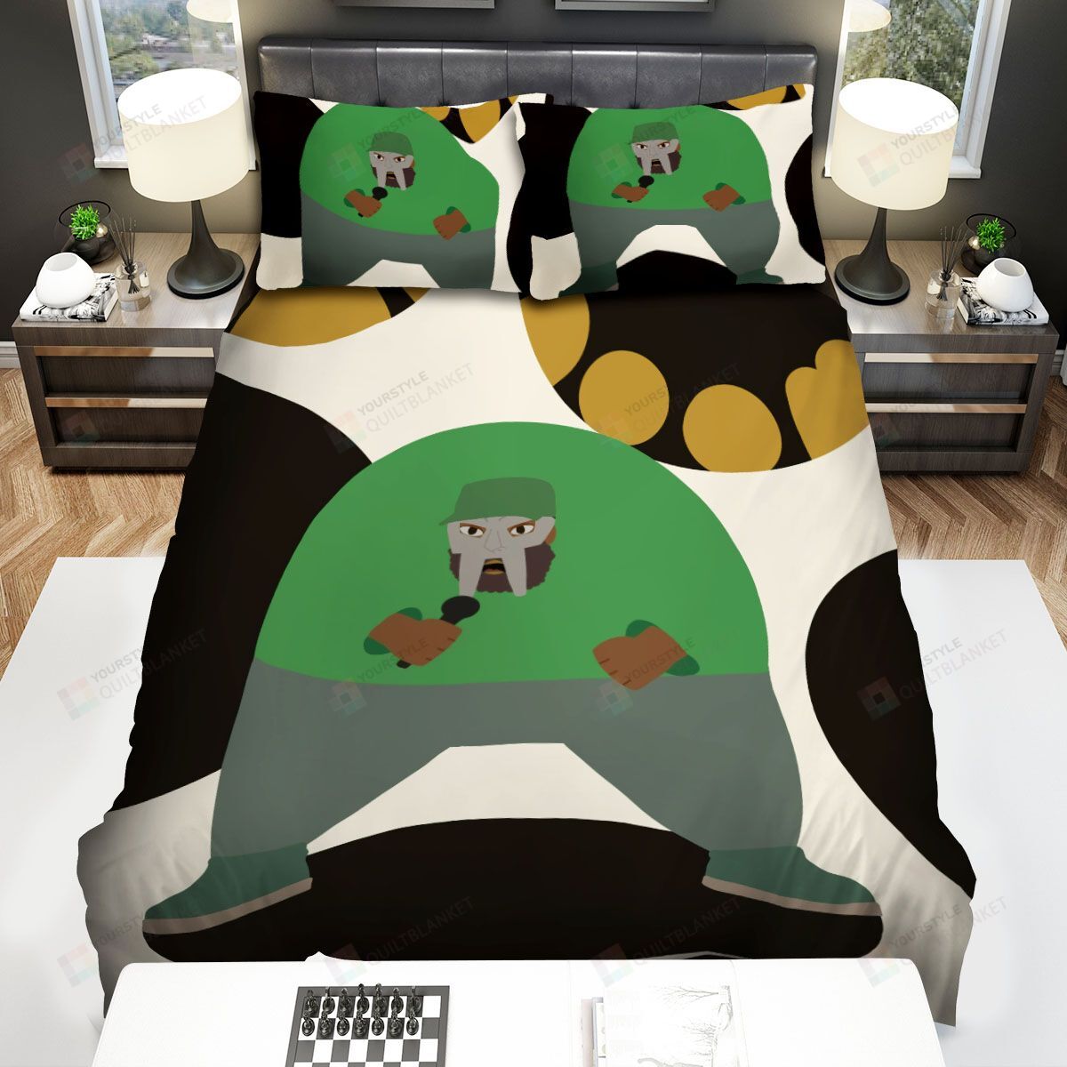 Mf Doom Circles Art Bed Sheets Spread Comforter Duvet Cover Bedding Sets