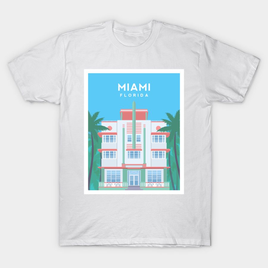 Miami, Florida   Art Deco T Shirt, Hoodie, Sweatshirt, Long Sleeve