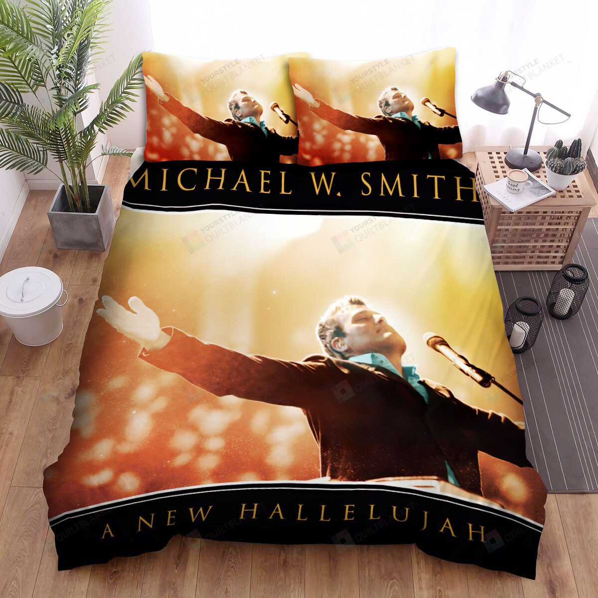 Michael W. Smith A New Hallelujah Bed Sheets Spread Comforter Duvet Cover Bedding Sets
