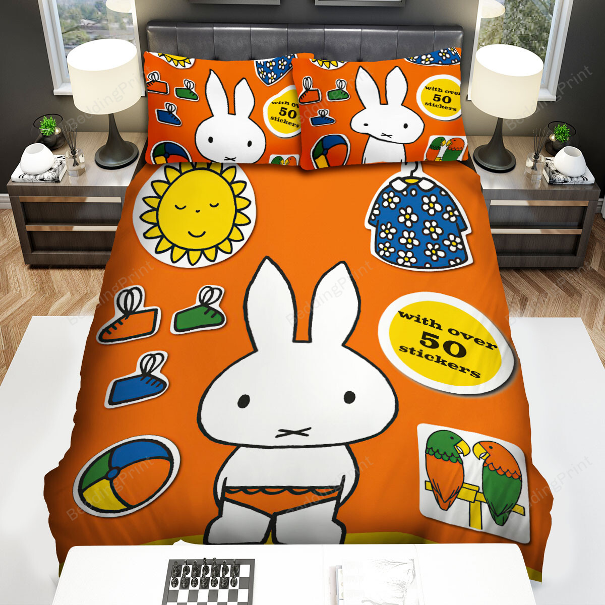 Miffy's Adventures Big And Small Miffy Dress-Up Bed Sheets Spread Duvet Cover Bedding Sets