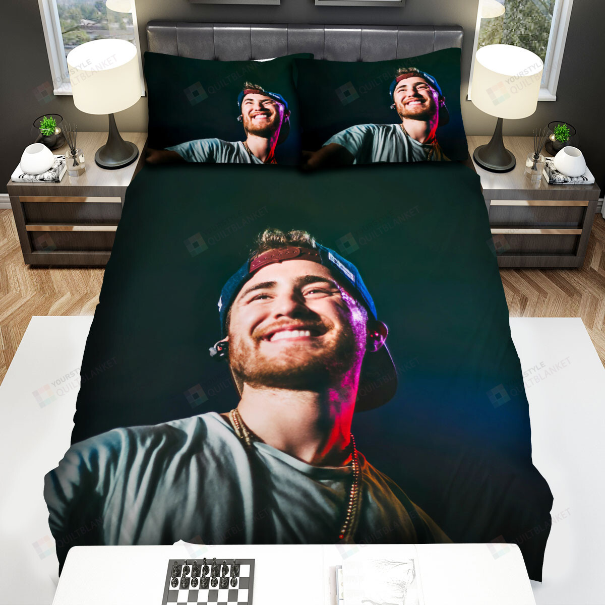 Mike Posner Smile On Tour Bed Sheets Spread Comforter Duvet Cover Bedding Sets