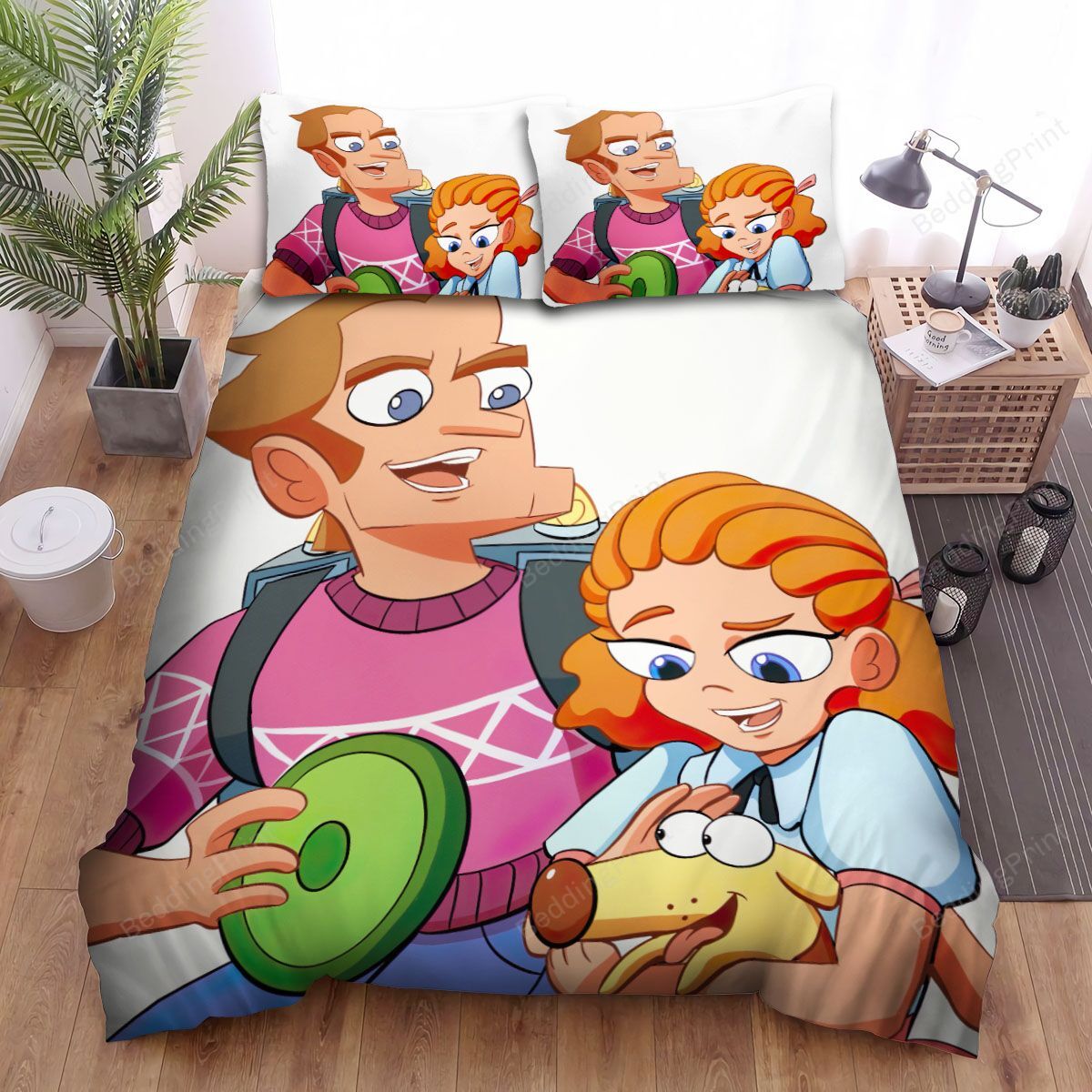Milo Murphy's Law Melissa Chase And Boyfriend Bed Sheets Spread Duvet Cover Bedding Sets
