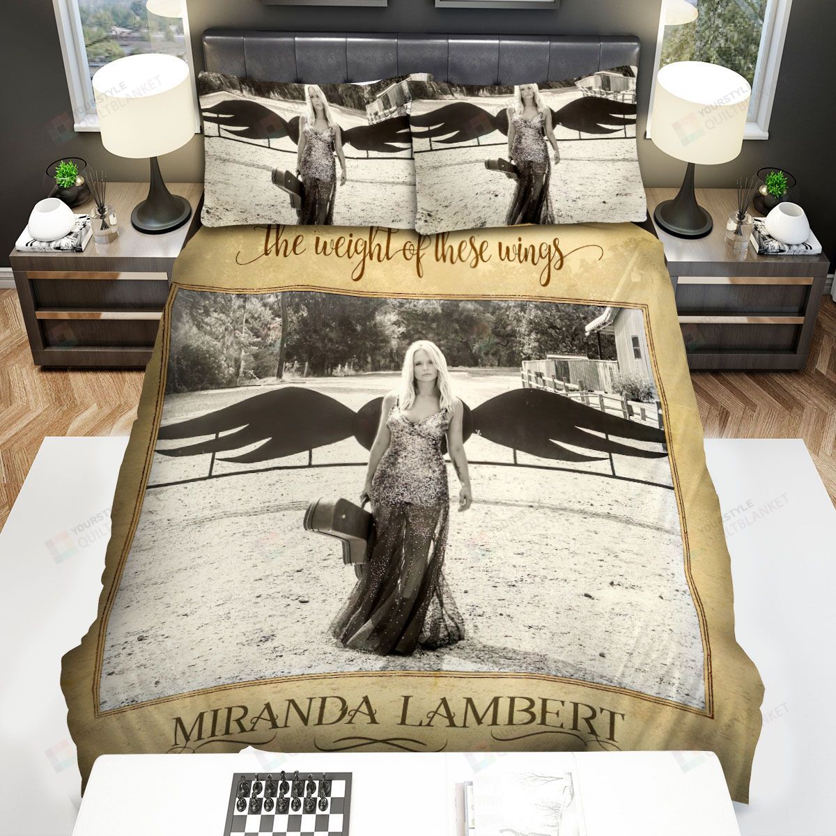 Miranda Lambert The Weight Of These Wings Album Cover Bed Sheets Spread Comforter Duvet Cover Bedding Sets