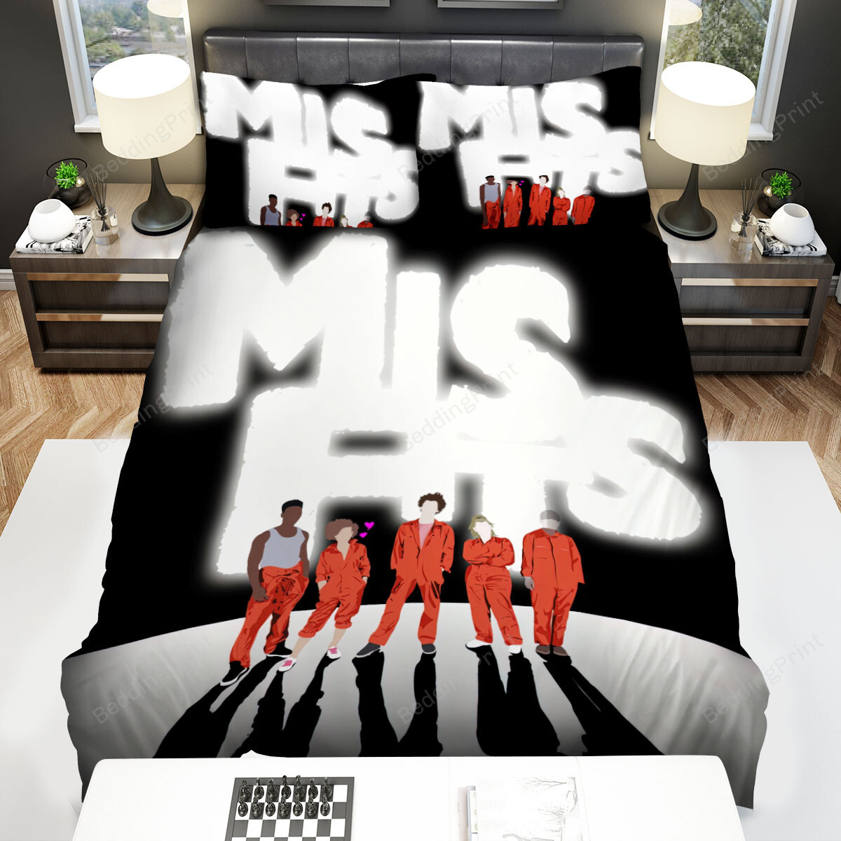 Misfits (2009–2013) Movie Illustration 2 Bed Sheets Spread Comforter Duvet Cover Bedding Sets