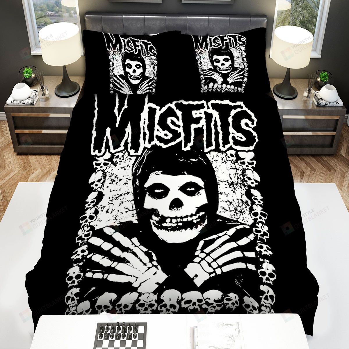 Misfits Camiseta Bed Sheets Spread Comforter Duvet Cover Bedding Sets