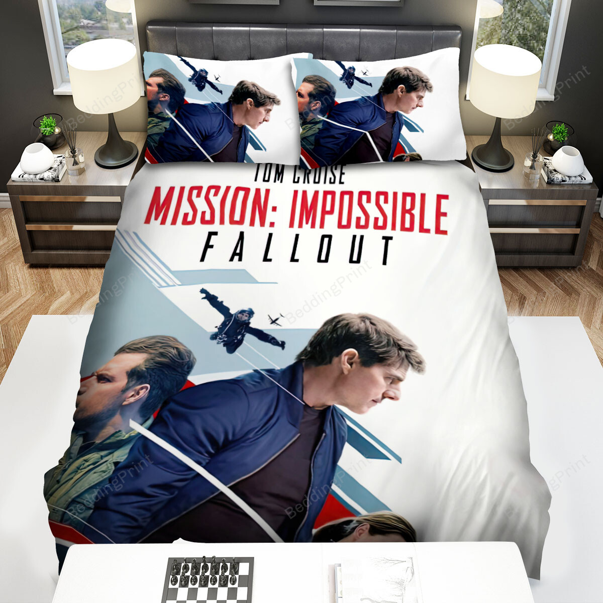 Mission Impossible - Fallout (2018) Poster Movie Poster Bed Sheets Spread Comforter Duvet Cover Bedding Sets Ver 9