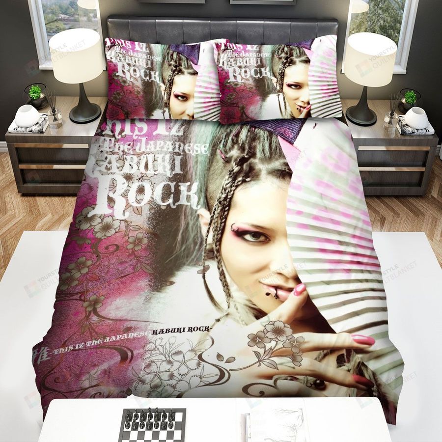 Miyavi This Iz The Japanese Kabuki Rock Album Cover Bed Sheets Spread Comforter Duvet Cover Bedding Sets