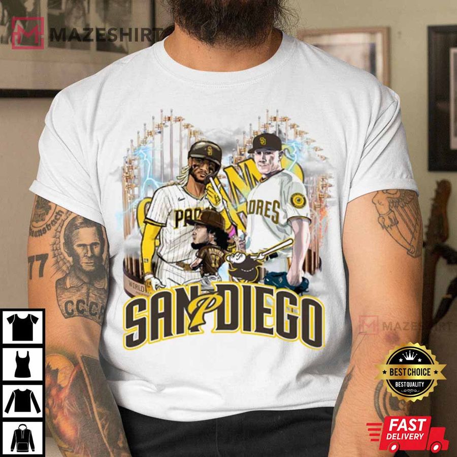 MLB 90S San Diego Padres T Shirt