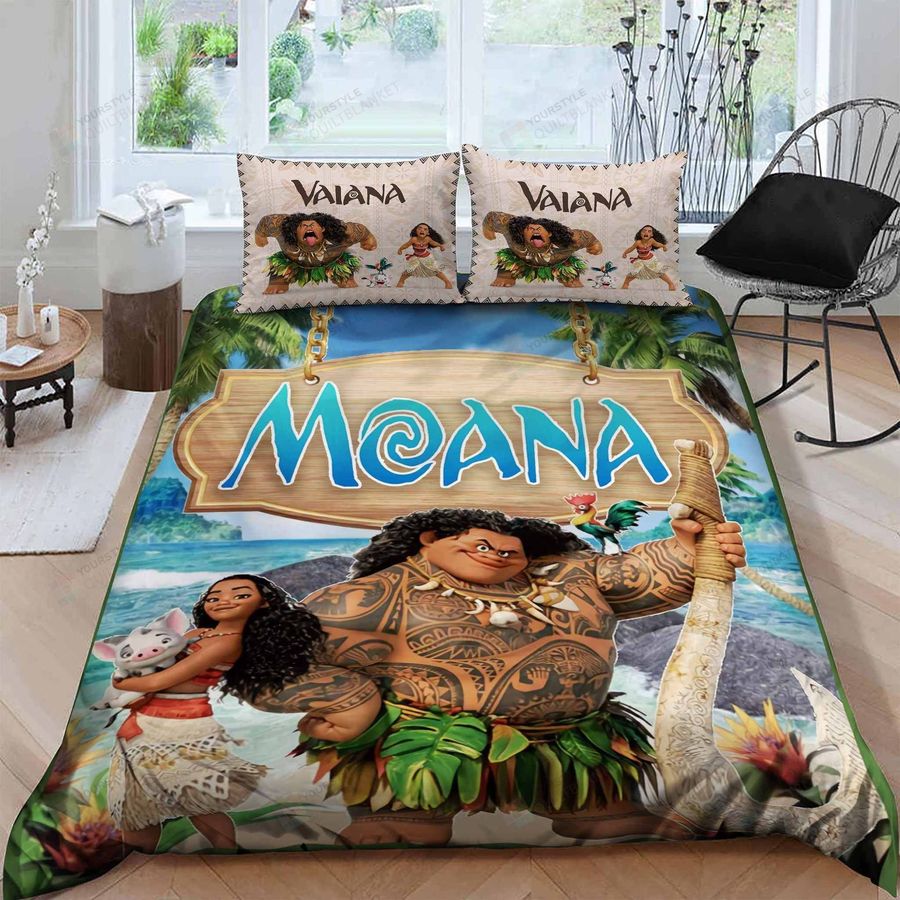 Moana Bedding Set Sleepy (Duvet Cover & Pillow Cases)