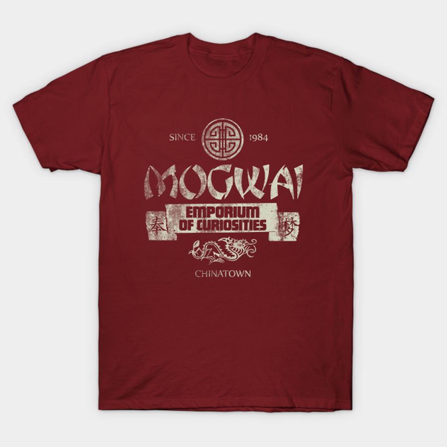 Mogwai Curio Shop, Distressed T Shirt, Hoodie, Sweatshirt, Long Sleeve