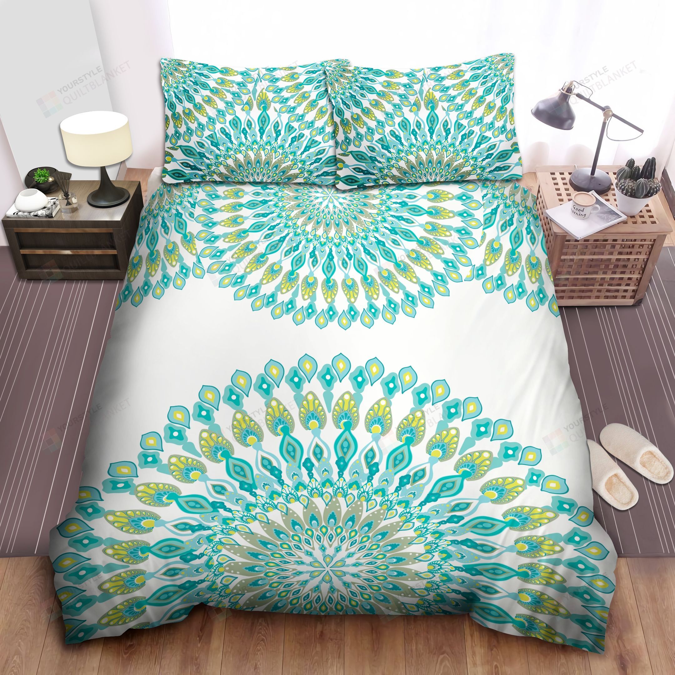 Monika Cotton Bed Sheets Spread Comforter Duvet Cover Bedding Sets