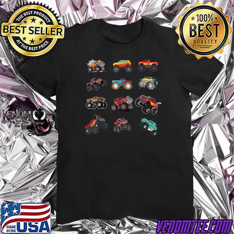 Monster Truck Big Truck For Boys Toddlers T Shirt