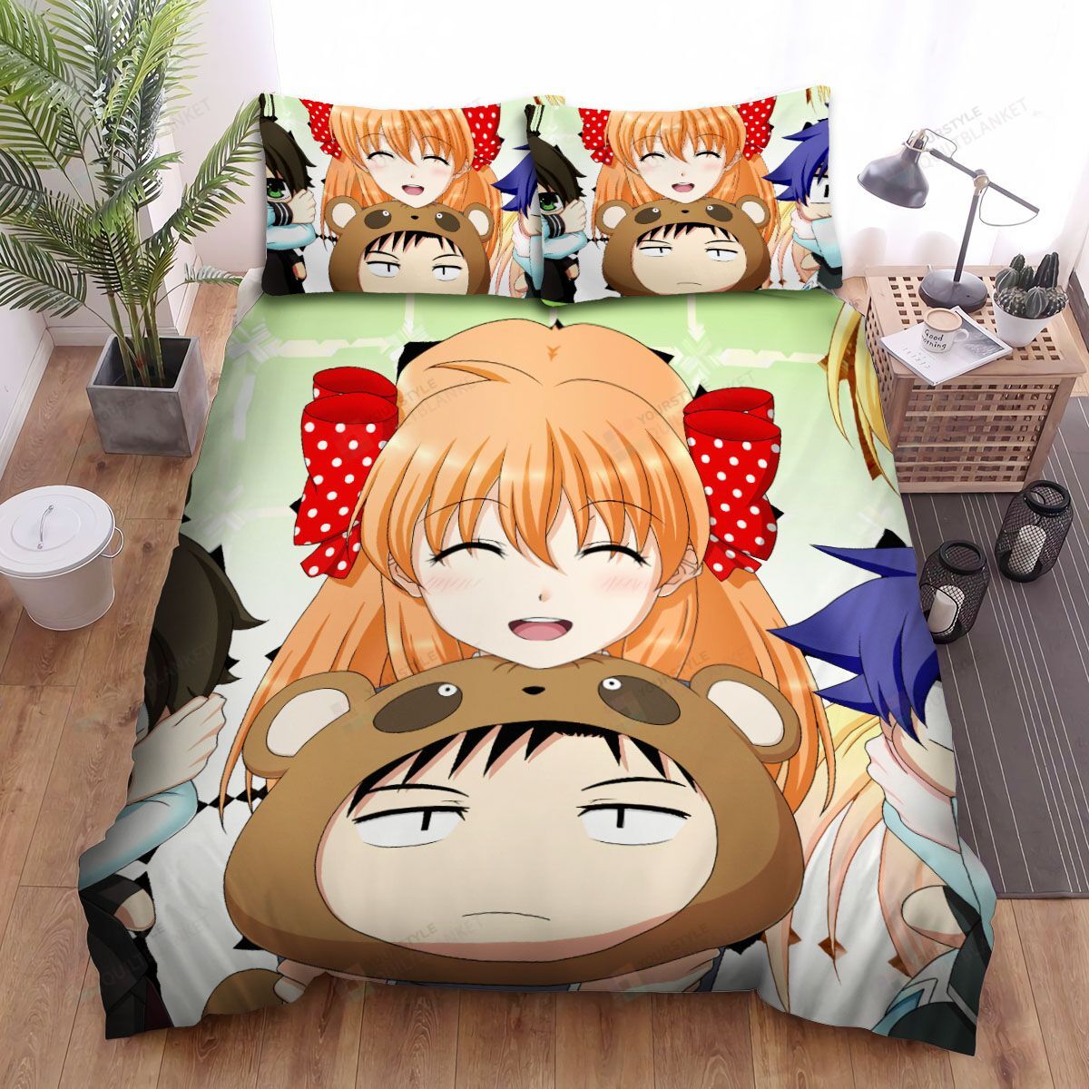 Monthly Girls' Nozaki-Kun  Gekkan Shoujo Nozaki-Kun Anime Bed Sheets Spread Comforter Duvet Cover Bedding Sets