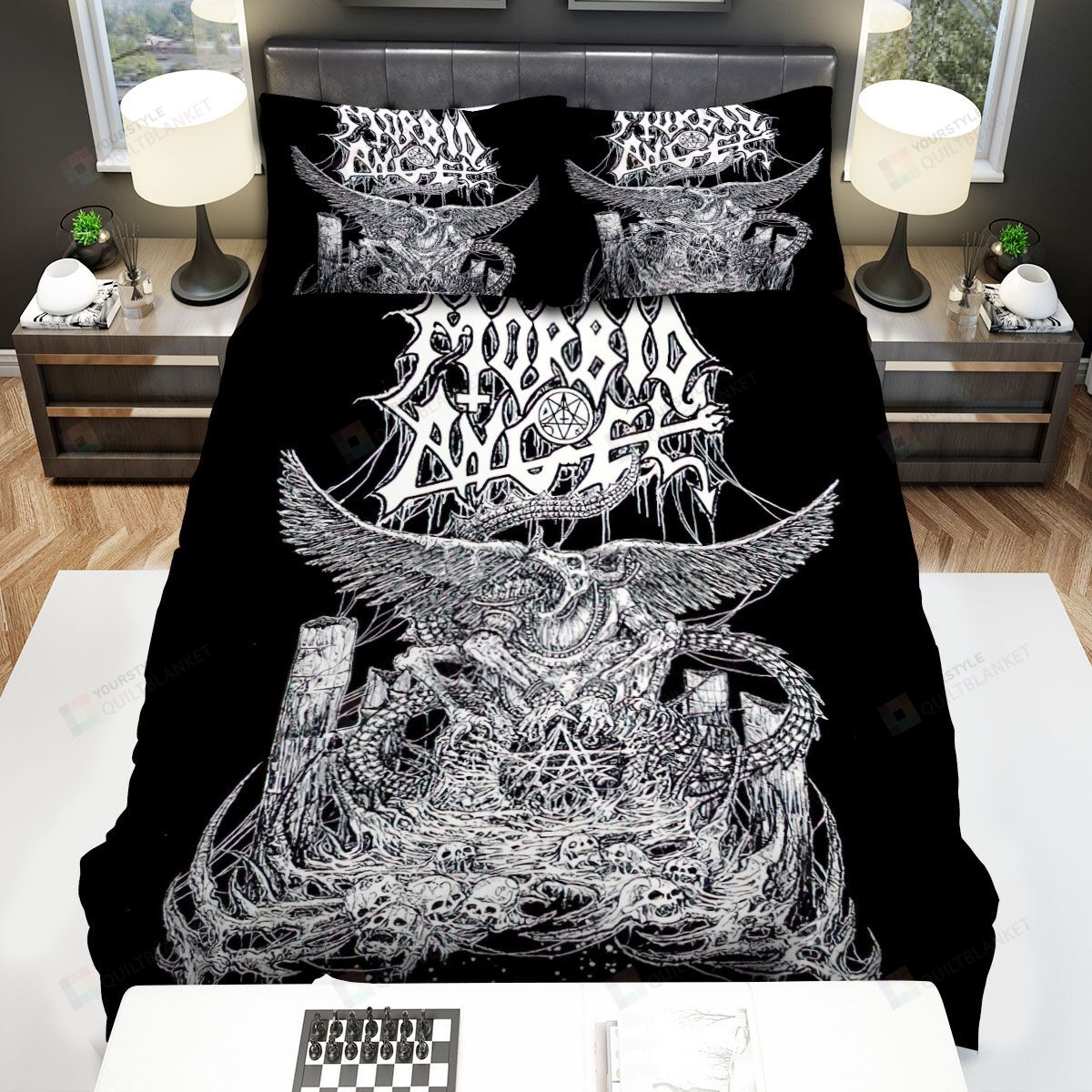 Morbid Angel Band Monster Bed Sheets Spread Comforter Duvet Cover Bedding Sets