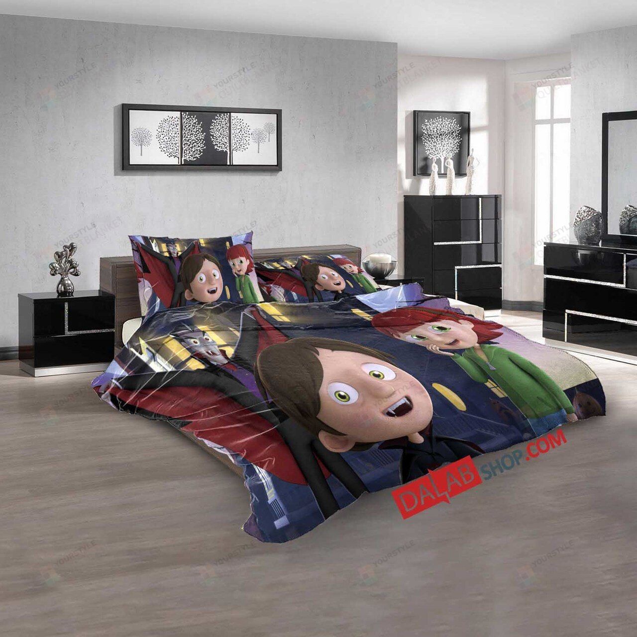 Movie Dear Dracula N 3d Customized Duvet Cover Bedroom Sets Bedding Sets