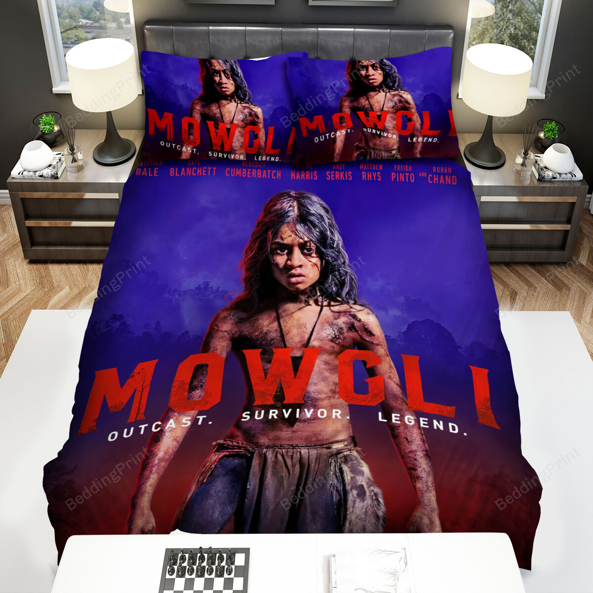 Mowgli Legend Of The Jungle Only In The Theaters October 2018 Movie Poster Bed Sheets Spread Comforter Duvet Cover Bedding Sets