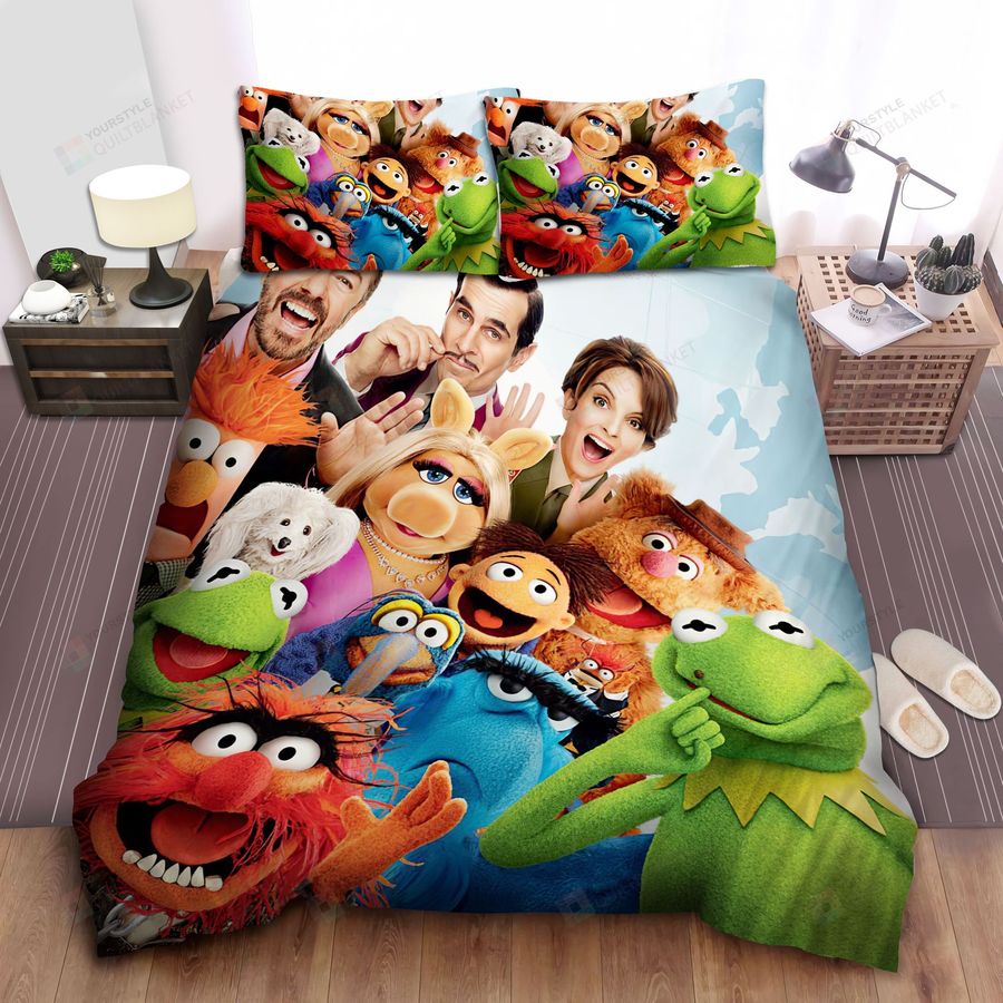 Muppets Most Wanted Original Movie Poster Bed Sheets Spread Comforter Duvet Cover Bedding Sets