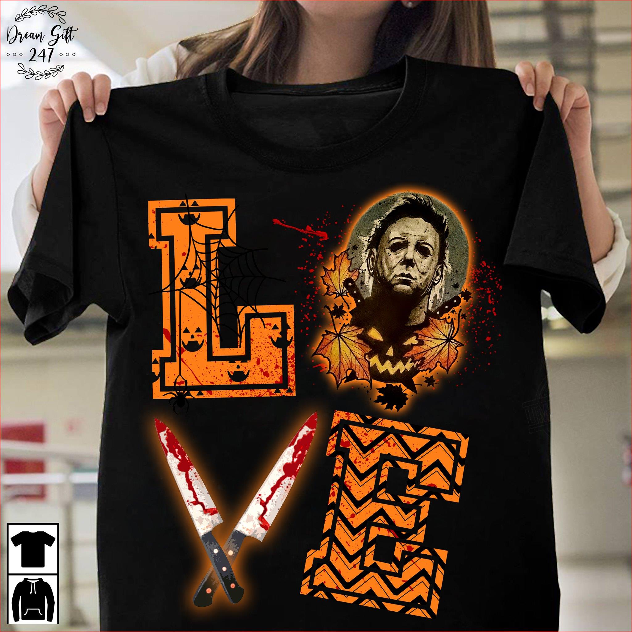 Murder Love And Halloween Shirt