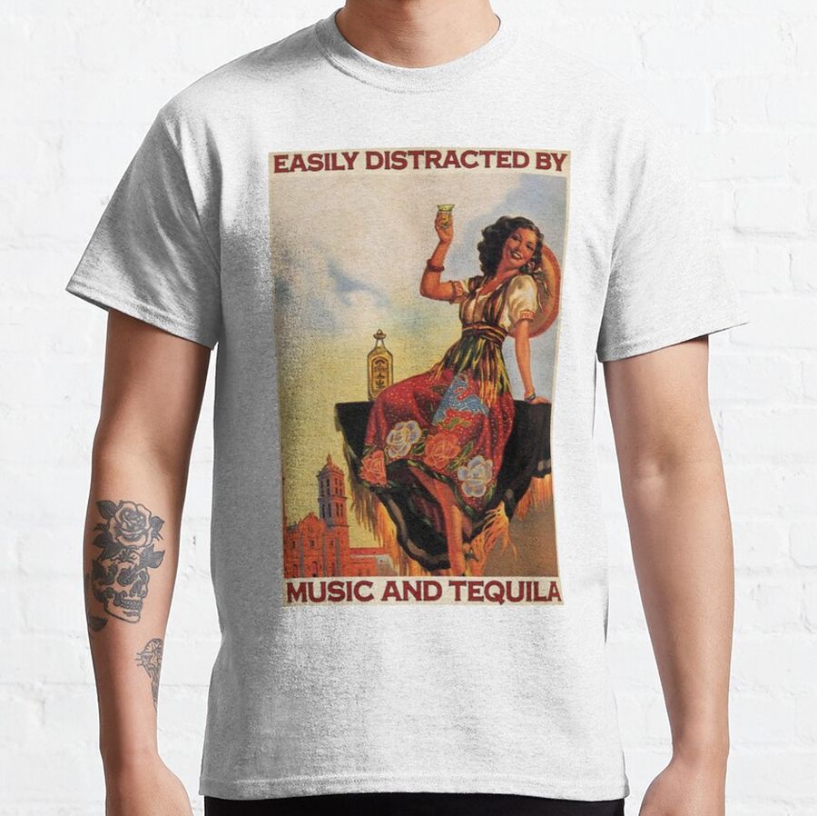 Music And Tequila Classic T-Shirt