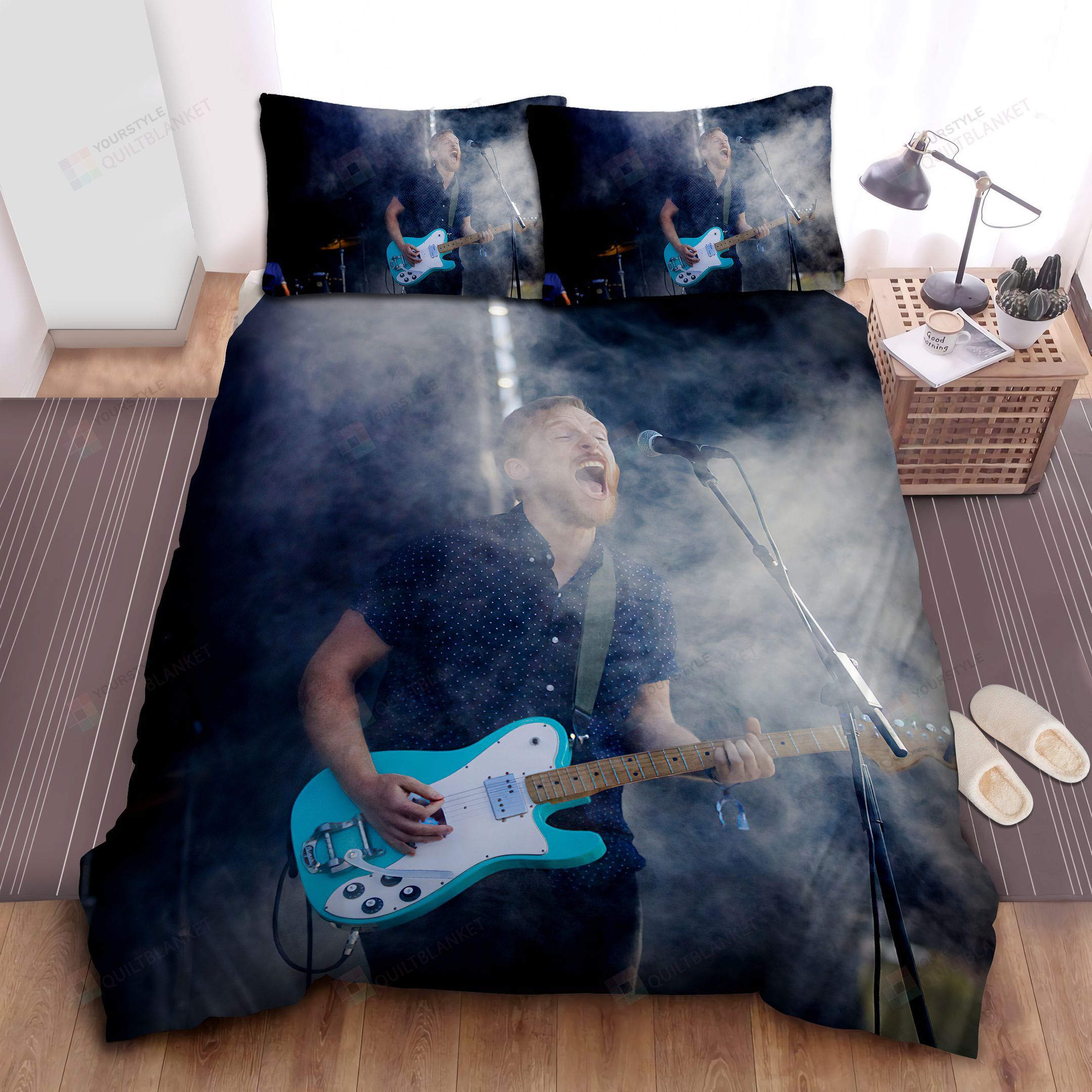 Music Band Mineral Performing On Stage Bed Sheets Spread Comforter Duvet Cover Bedding Sets