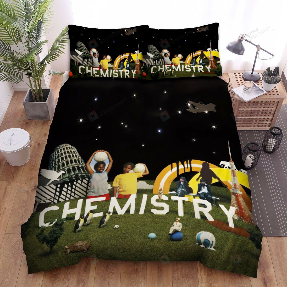 Music, Chemistry Band, Kagayaku Yoru Bed Sheets Spread Duvet Cover Bedding Sets