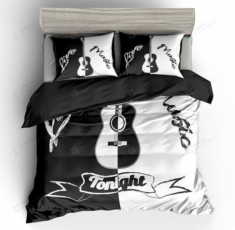 Music Live Tonight Bed Sheets Duvet Cover Bedding Set