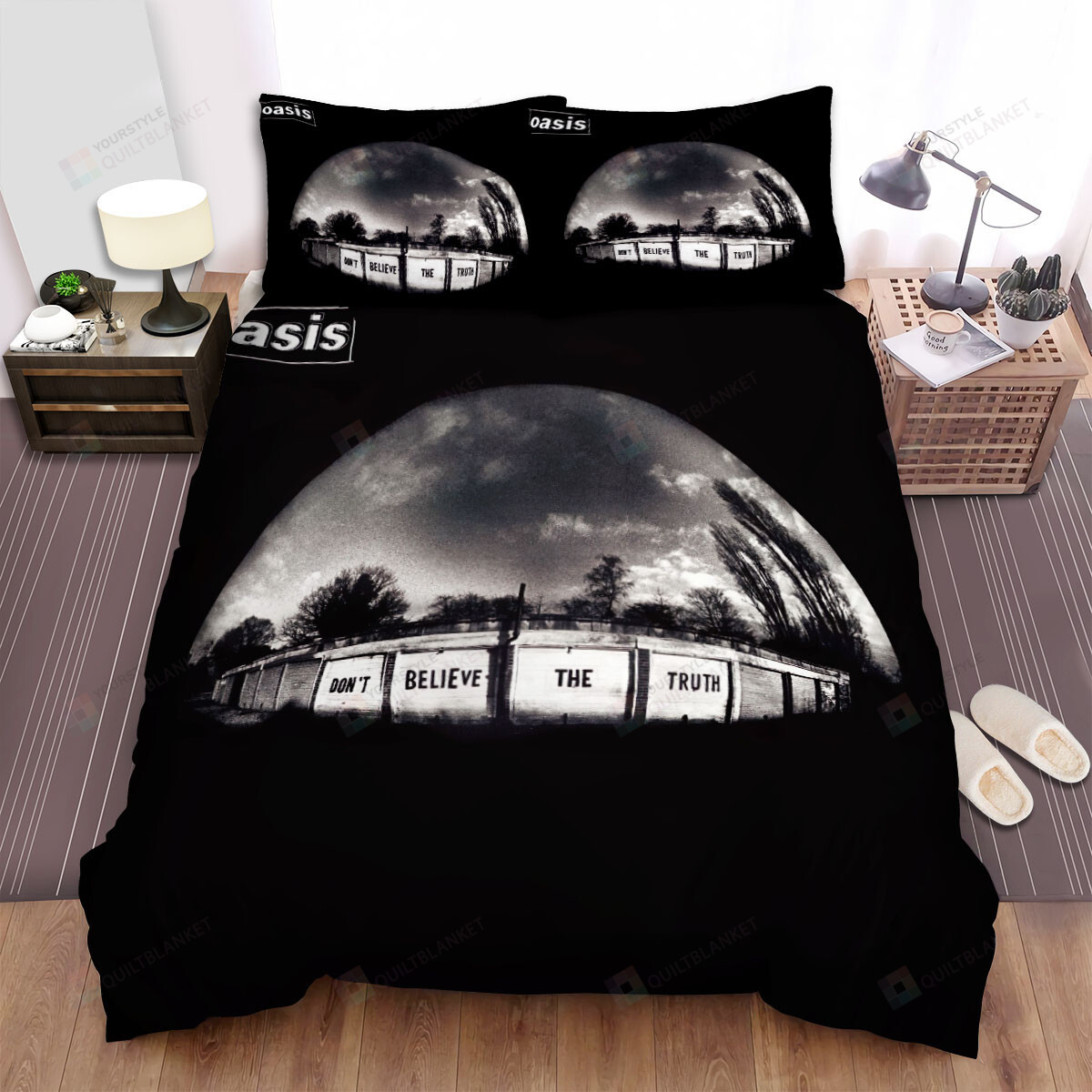 Music, Oasis, Don't Believe The Truth Bed Sheets Spread Duvet Cover Bedding Sets