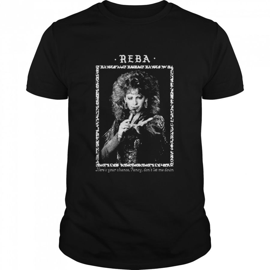 Music Vintage Retro Reba Fancy Faded Style Shirt