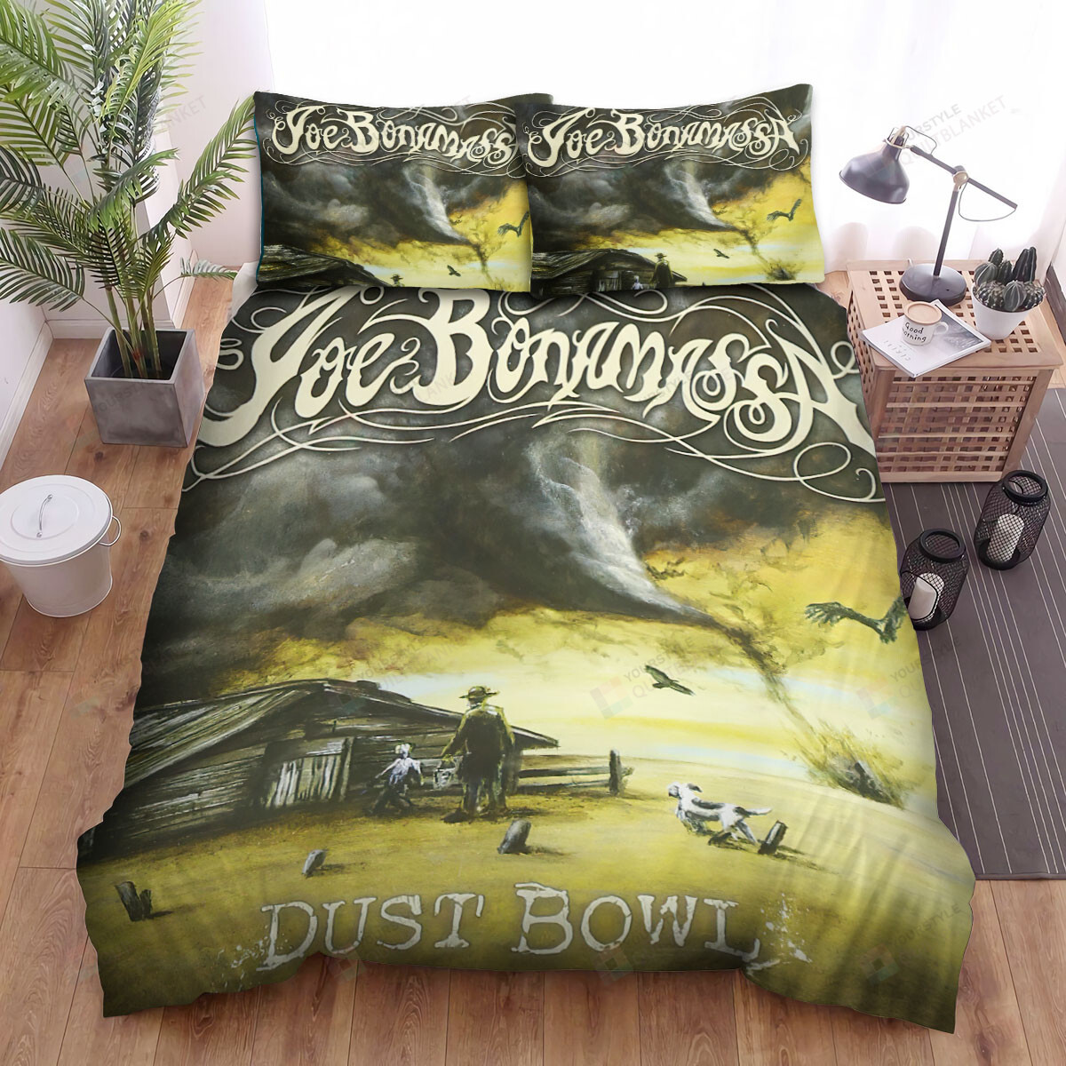 Musician Guitarist Joe Bonamassa Dust Bowl Cover Bed Sheets Spread Comforter Duvet Cover Bedding Sets