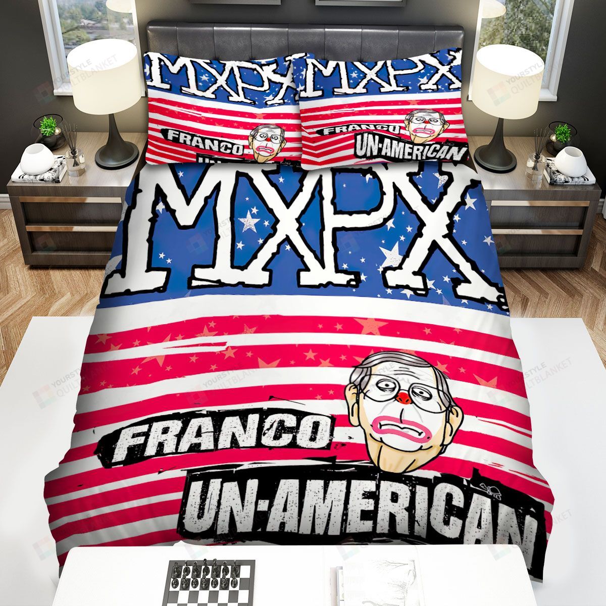 Mxpx Franco Un-American Bed Sheets Spread Comforter Duvet Cover Bedding Sets