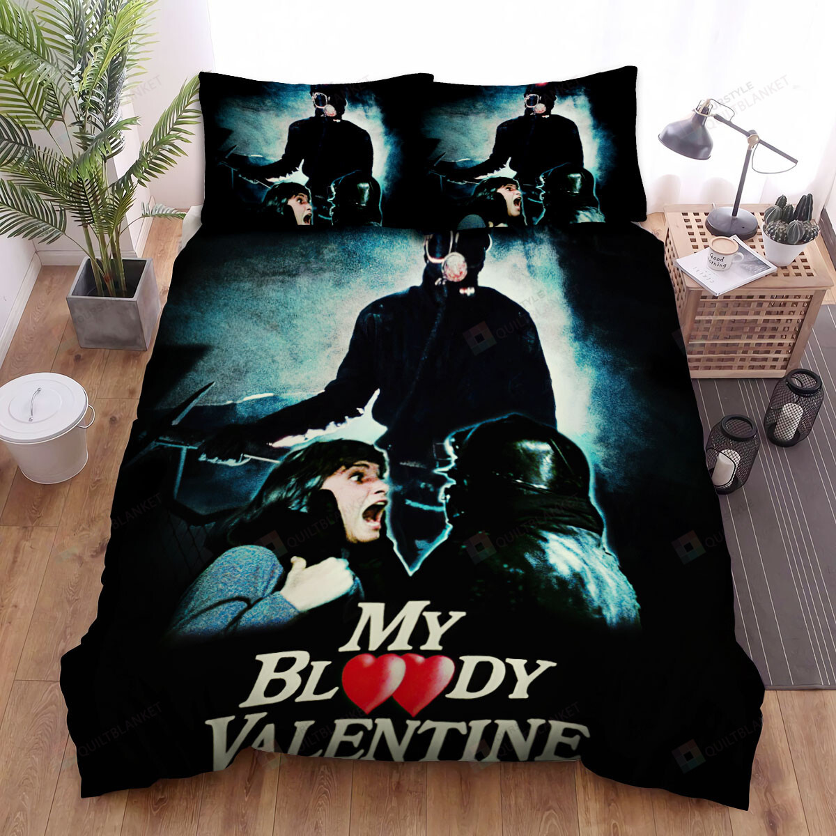 My Bloody Valentine There's More Than One Way To Lose Your Heart Movie Poster Ver 2 Bed Sheets Spread Comforter Duvet Cover Bedding Sets