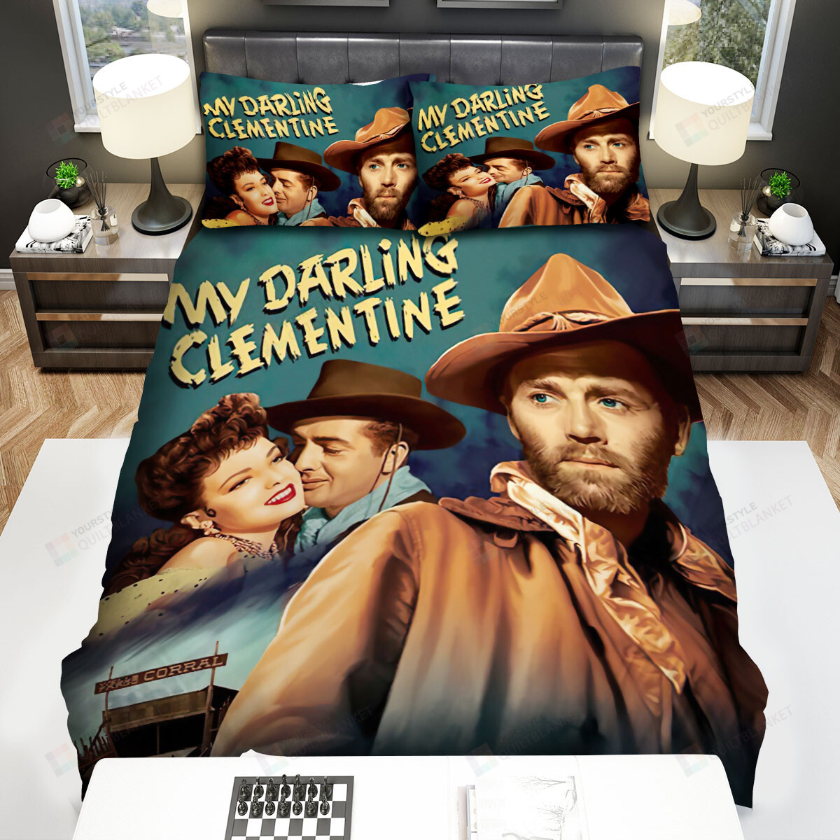 My Darling Clementine Water Painting Bed Sheets Spread Comforter Duvet Cover Bedding Sets