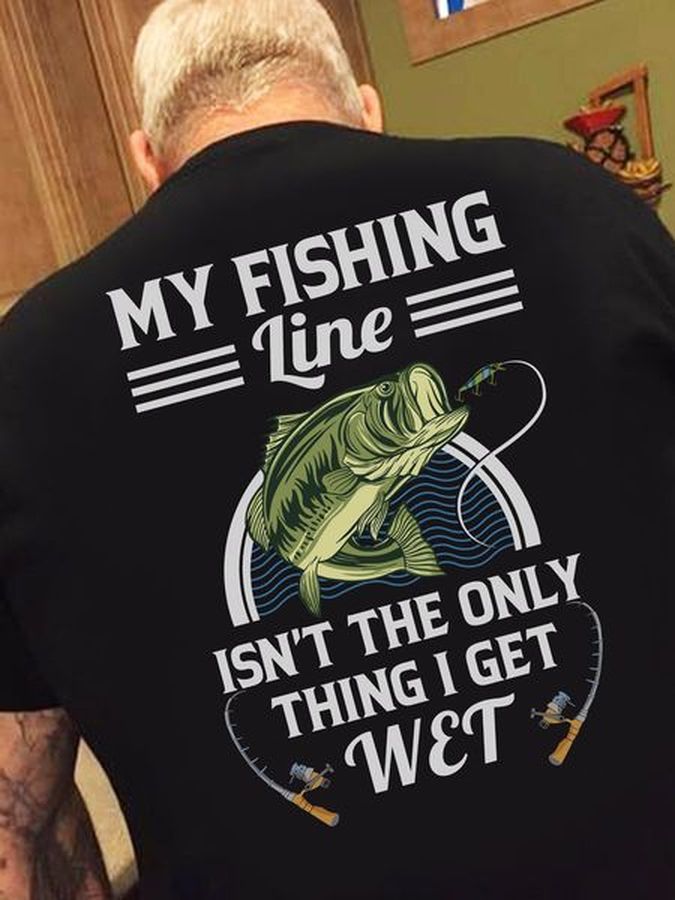 My fishing line isn't the only thing I get wet fishing rod