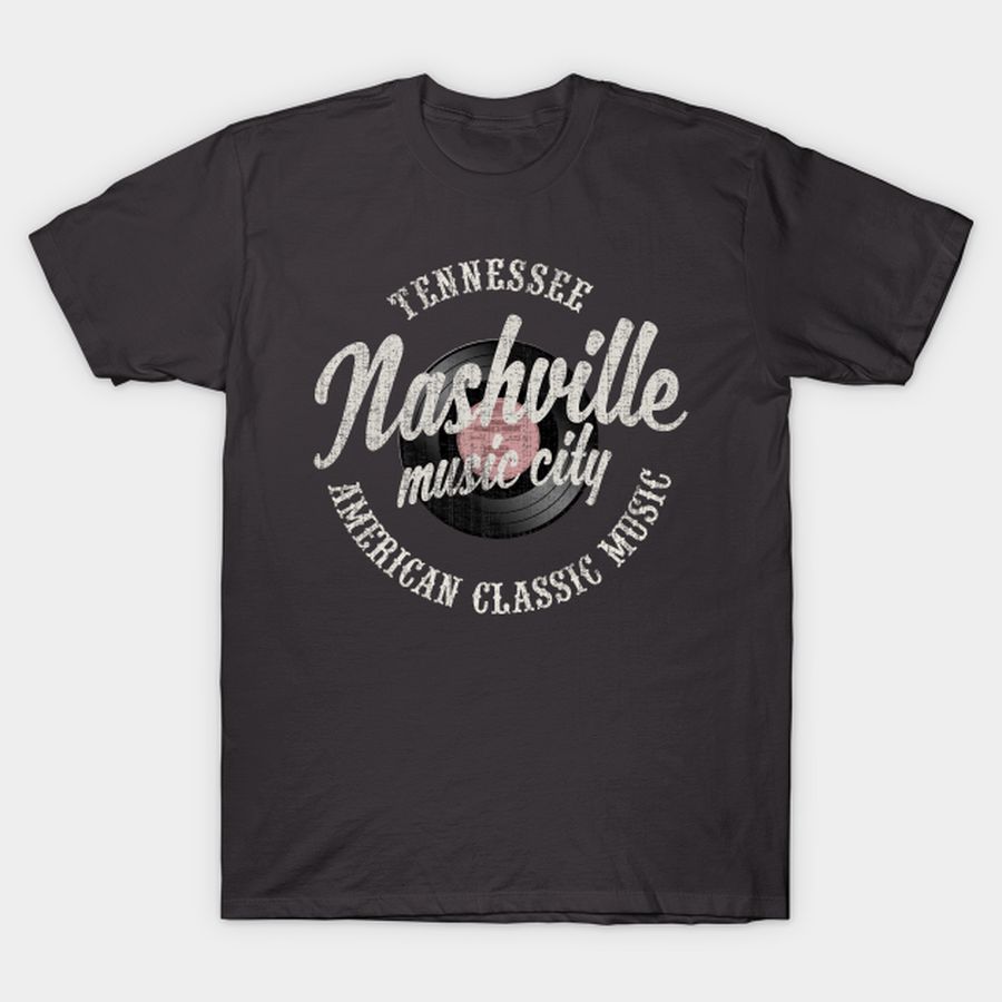 Nashville Music City Vinyl Vintage T Shirt, Hoodie, Sweatshirt, Long Sleeve
