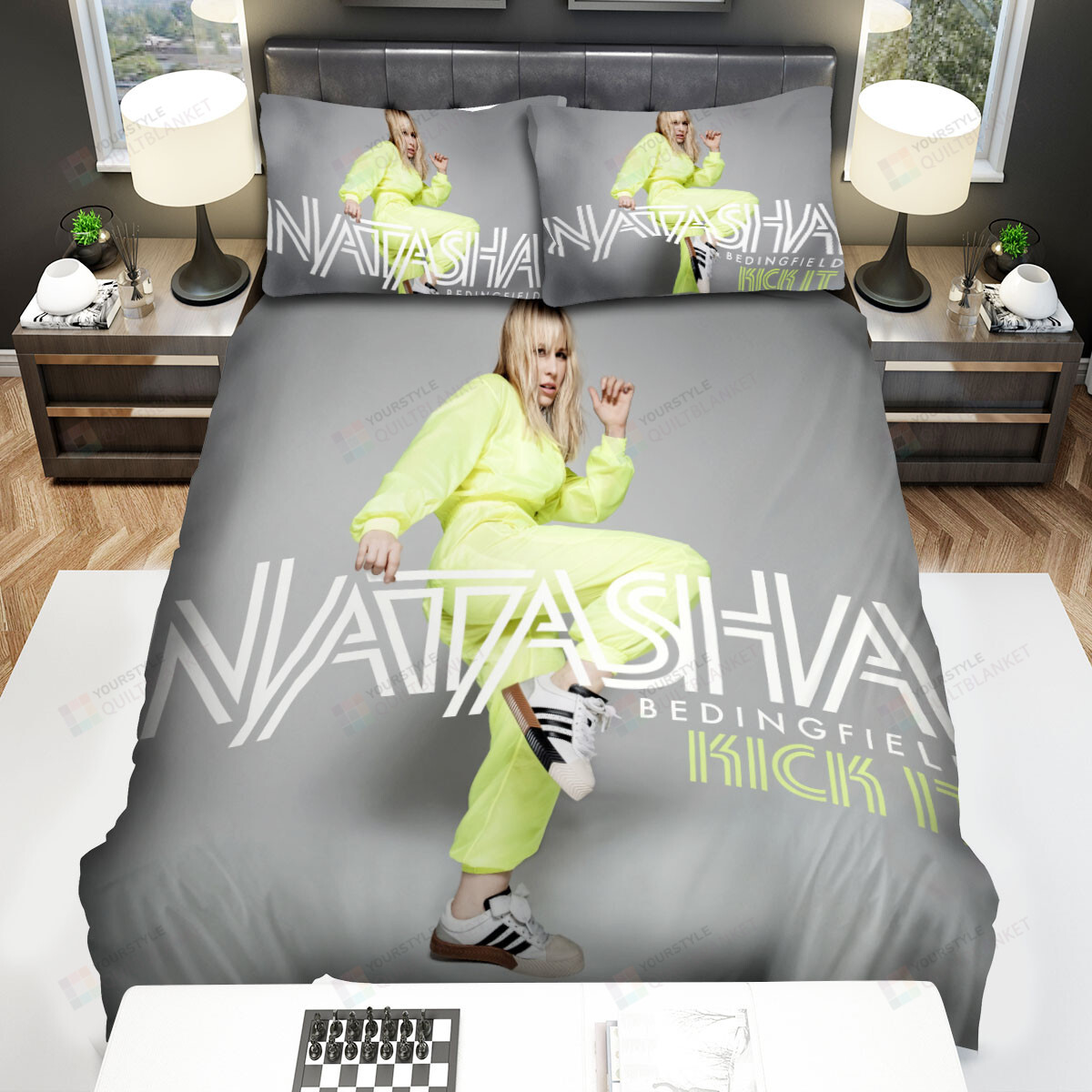 Natasha Bedingfield Kick It Bed Sheets Spread Comforter Duvet Cover Bedding Sets