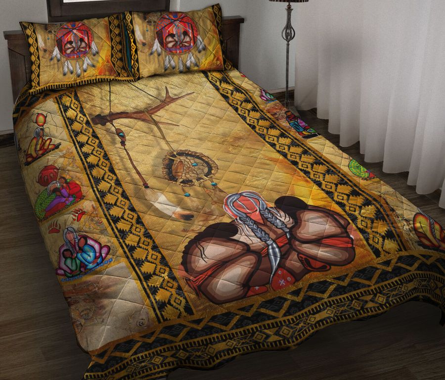 Native American Grandma Quilt Bedding Set Duvet Cover Set