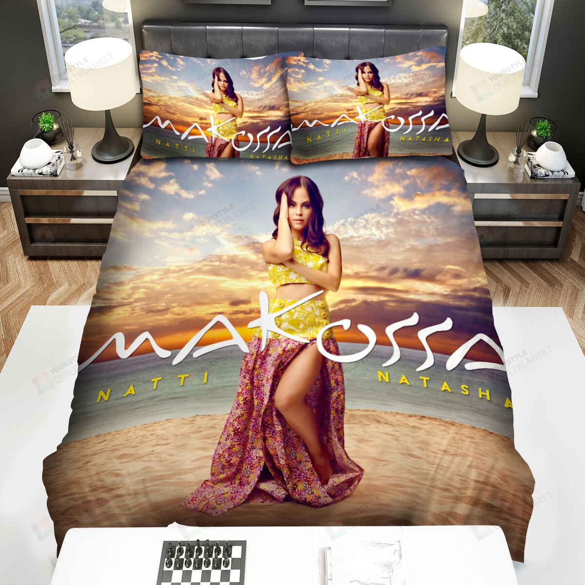 Natti Natasha Dress Bed Sheets Spread Comforter Duvet Cover Bedding Sets