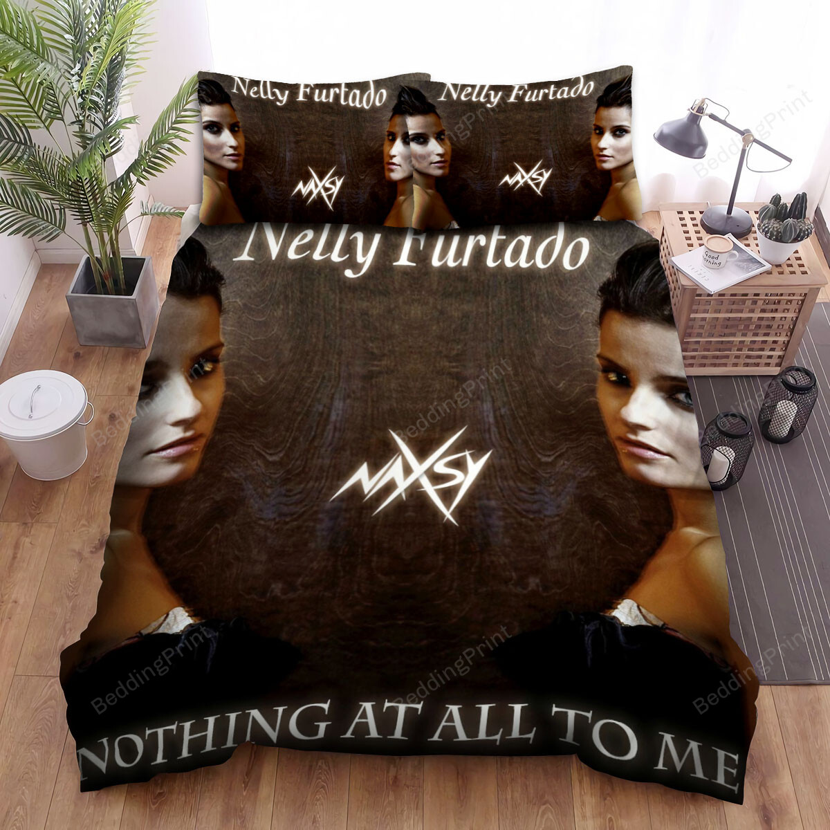 Nelly Furtado Nothing At All To Me Bed Sheets Spread Comforter Duvet Cover Bedding Sets