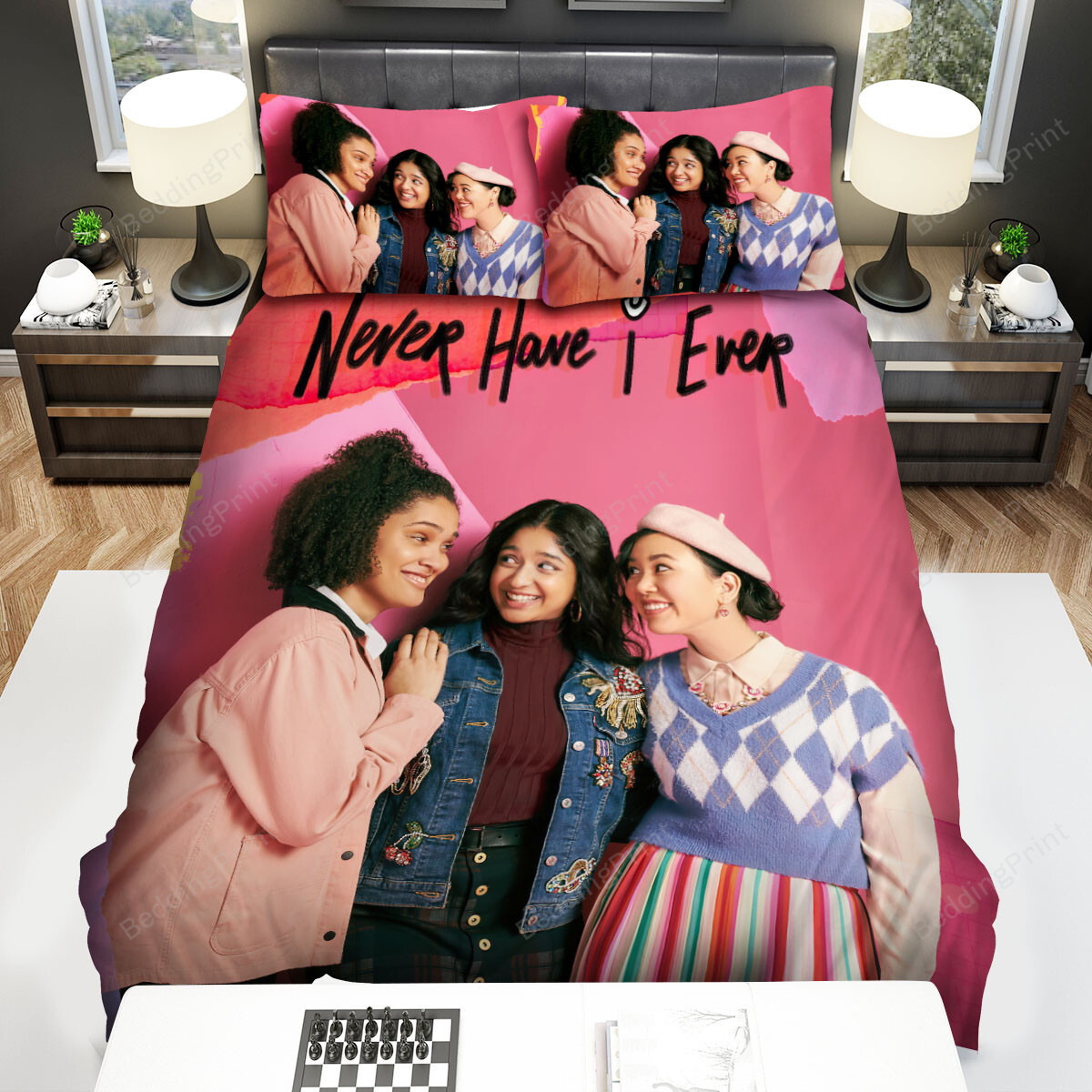 Never Have I Ever (2020) Movie Poster 4 Bed Sheets Spread Comforter Duvet Cover Bedding Sets