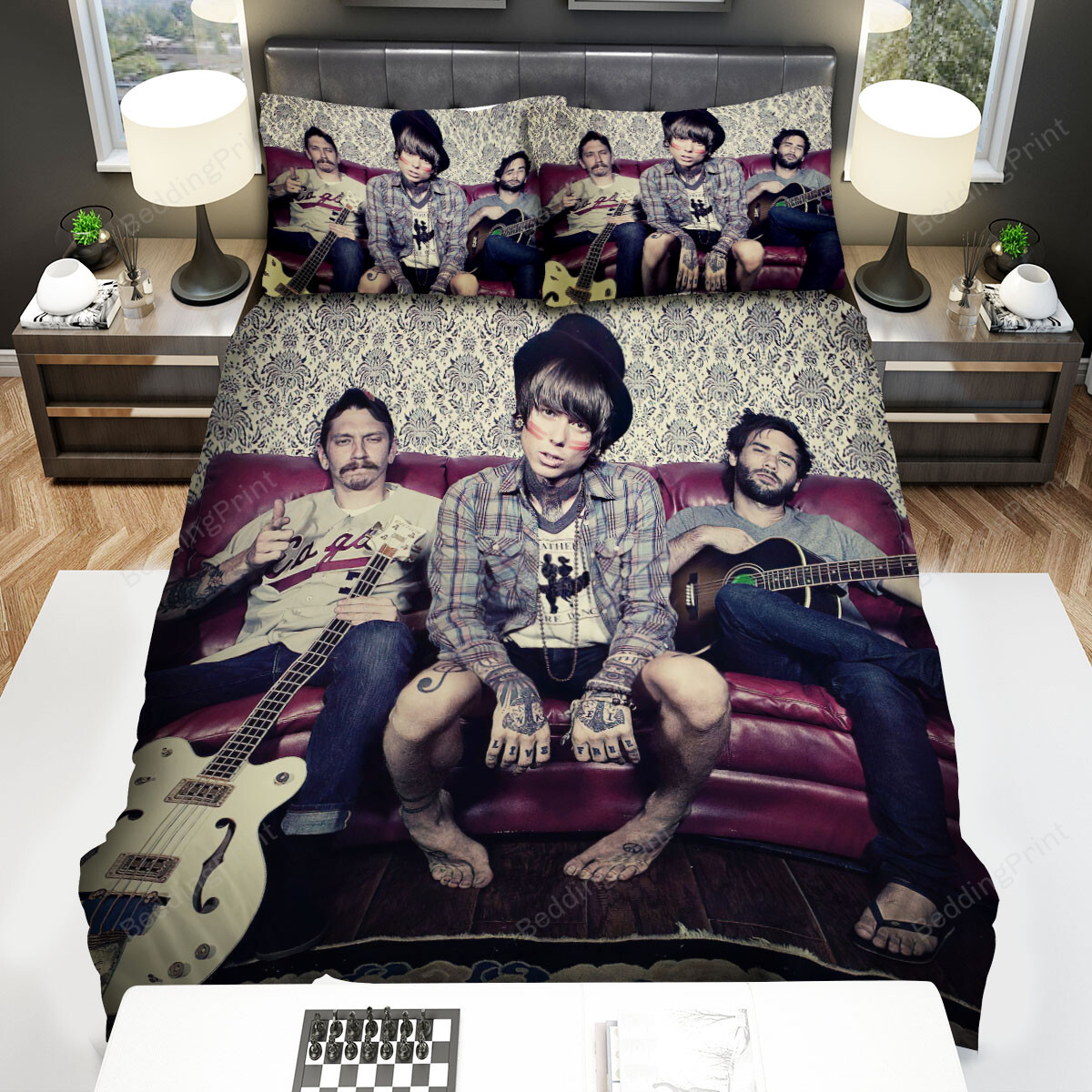 Never Shout Never Members Bed Sheets Spread Comforter Duvet Cover Bedding Sets